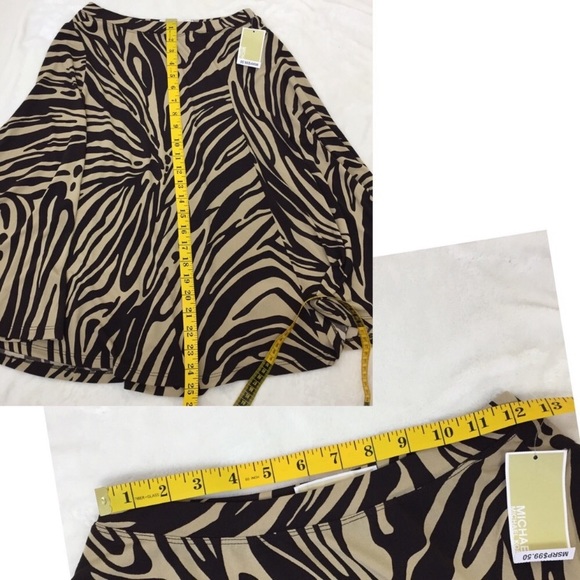 Michael Michael Kors Animal Print Skirt Brown XS - Picture 7 of 7